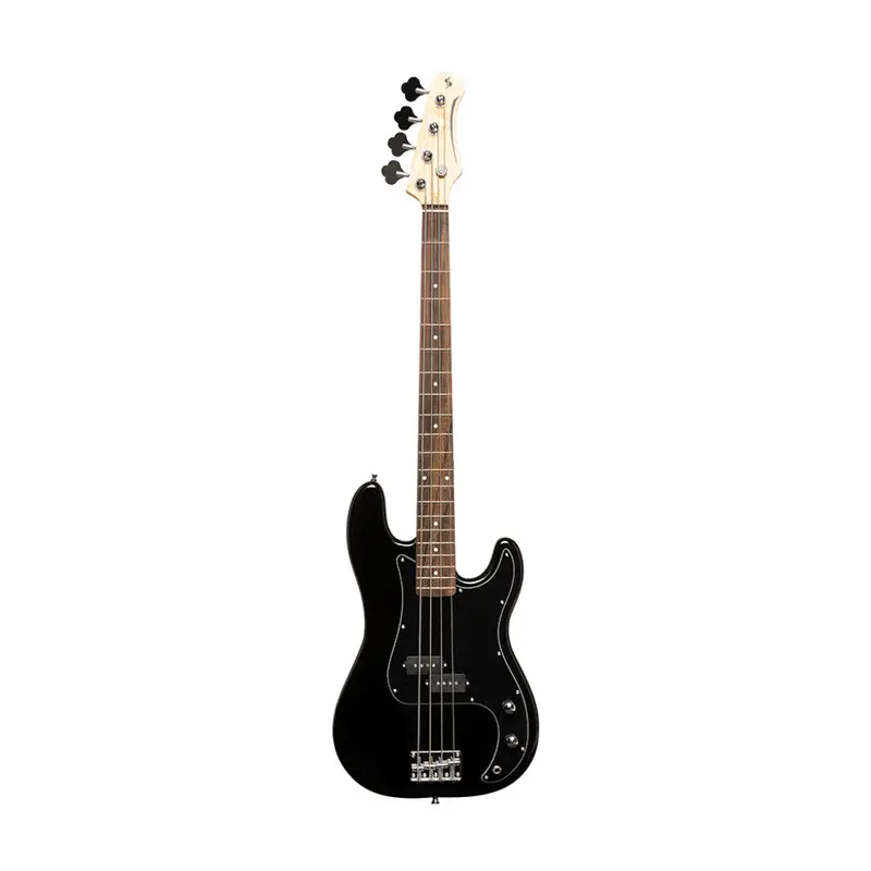 Stagg SBP30 BK  Standard P Electric Bass Guitar - Black