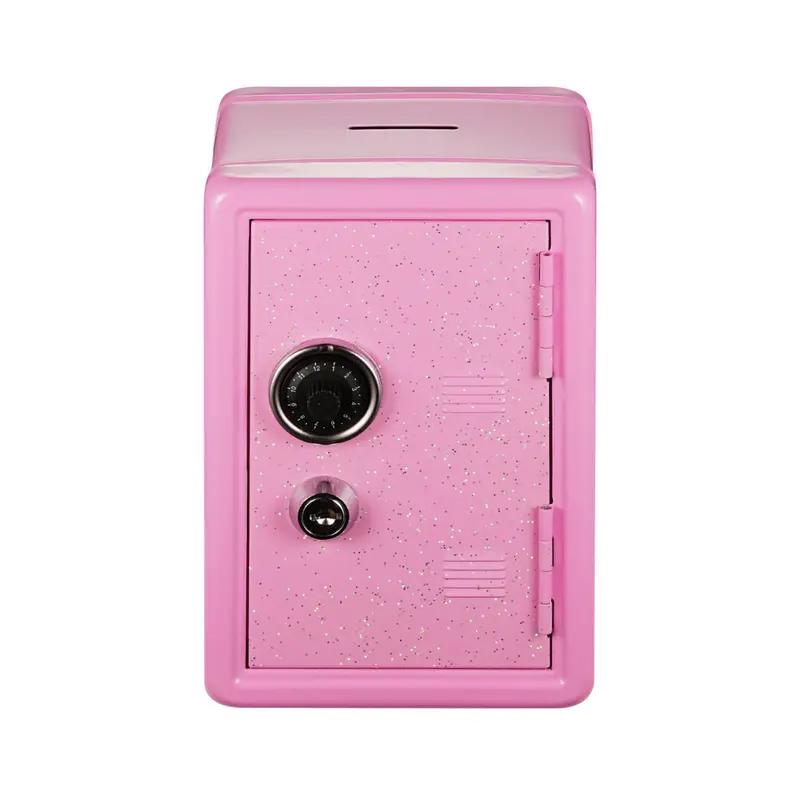 Volkano Kids Iron Money Saving Vault - Pink - VK-5703-PK