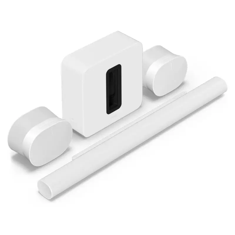 Sonos Ultimate Immersive Set with Arc Ultra- Arc Ultra + Sub 4 + 2x Era 300 - White