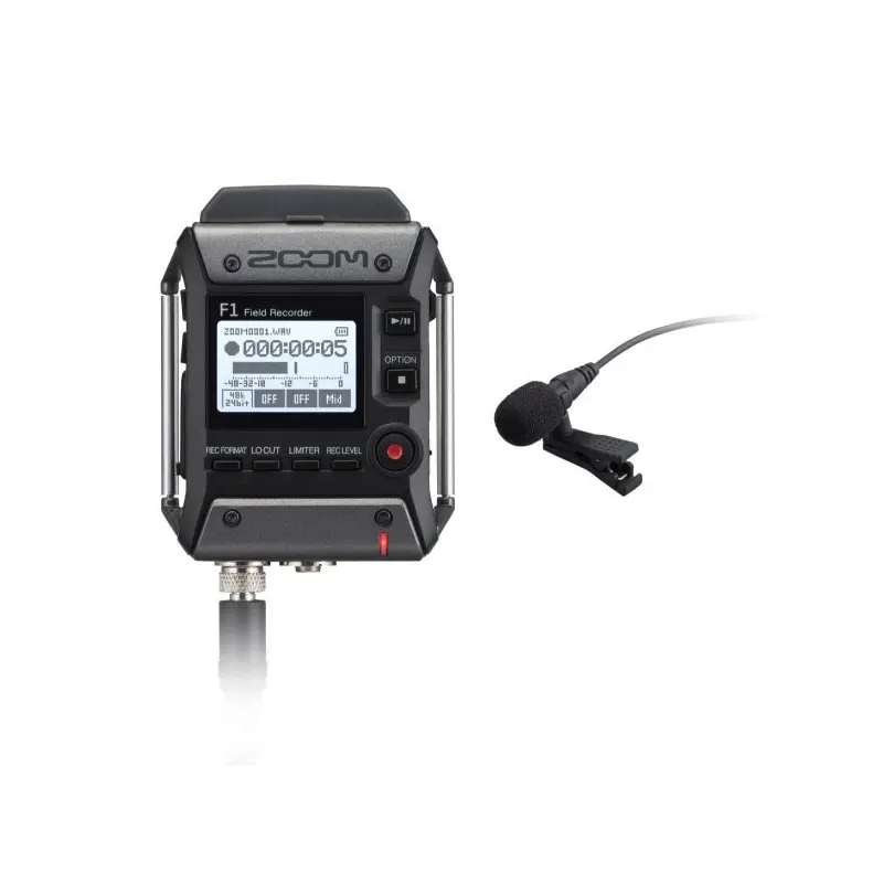 Zoom F1 Field Recorder + Lavalier Mic