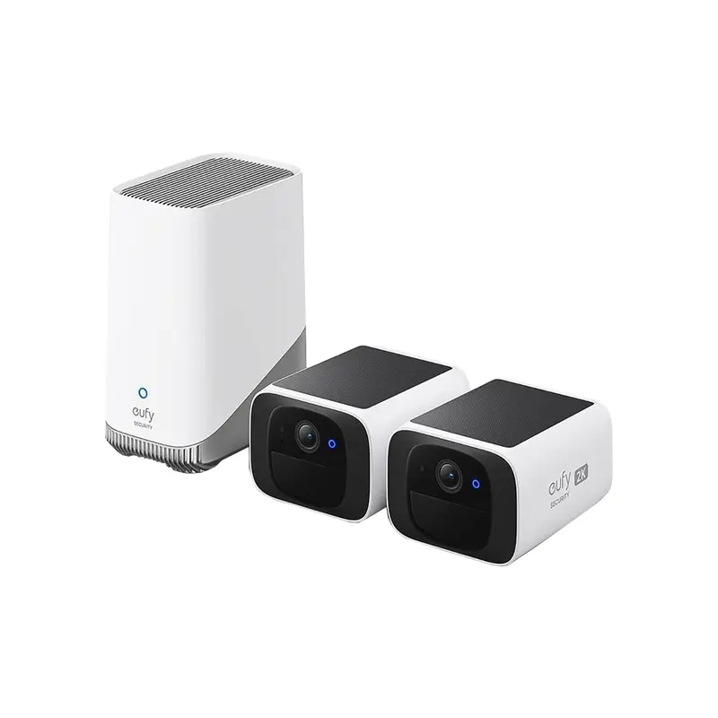 Eufy Security SoloCam S220 Solar Powered Security Cameras with Homebase 3