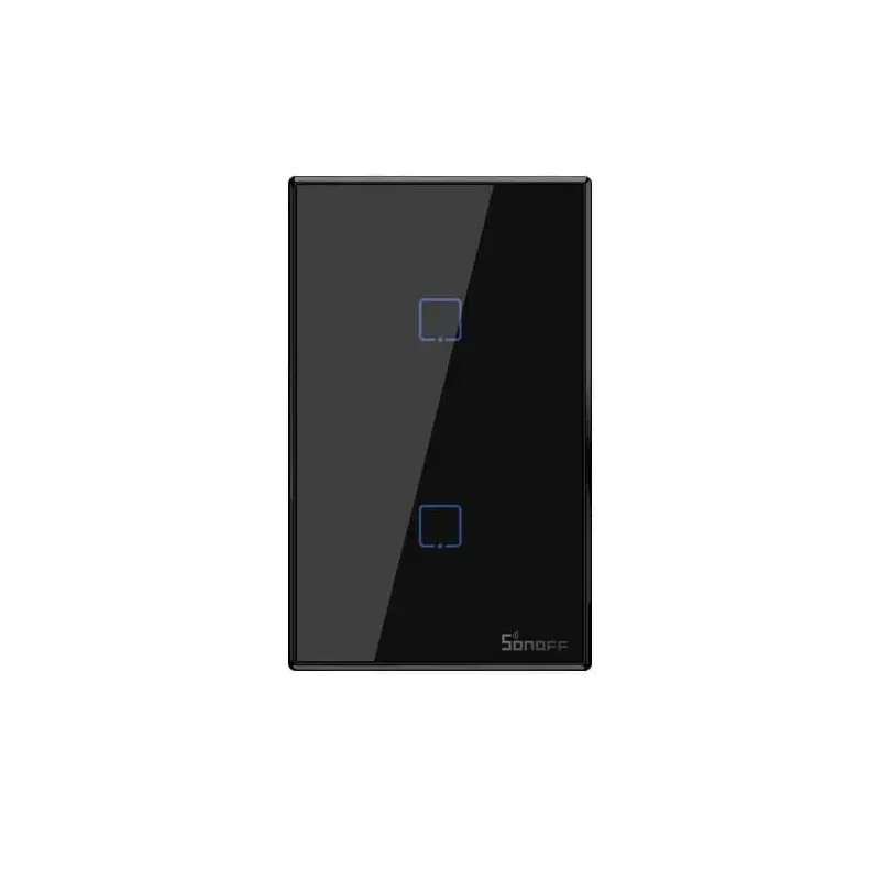 Sonoff Smart Light Switch Black 2CH WiFi and RF