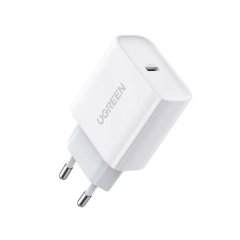 UGREEN 1 Port 20W PD Home Charger White - UG-60450