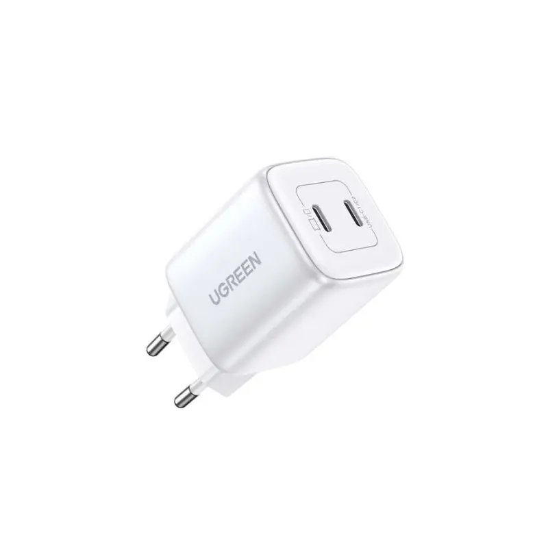 UGreen 2 Port GAN 45W PD Wall Charger White - UG-15327