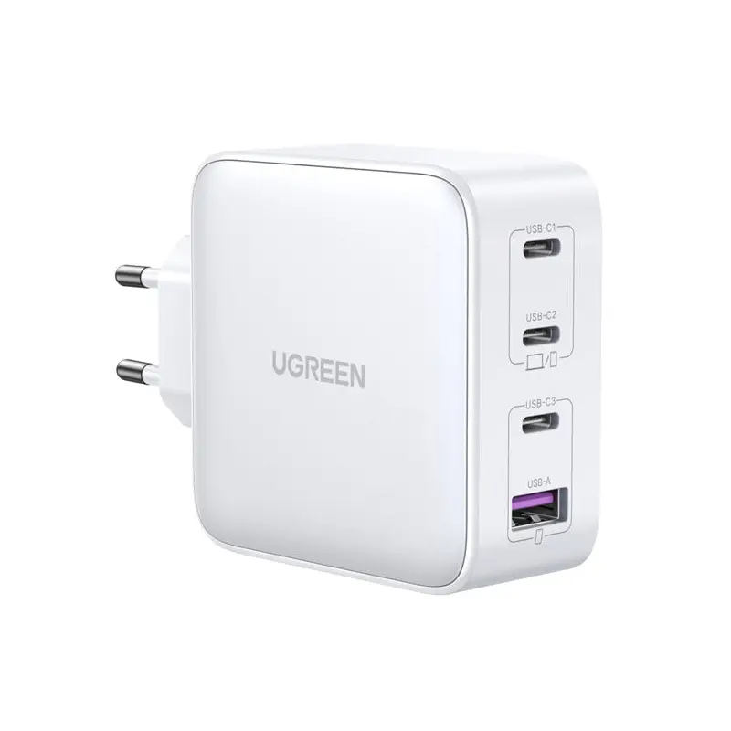 UGreen 4 Port GAN 100W PD Wall Charger  White - UG-15337