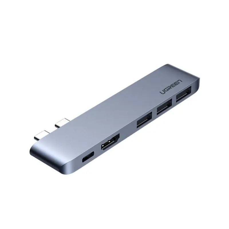 UGREEN 5In2 Multifunction Hub With MacBook Pro/ Air Connector Grey - UG-60559