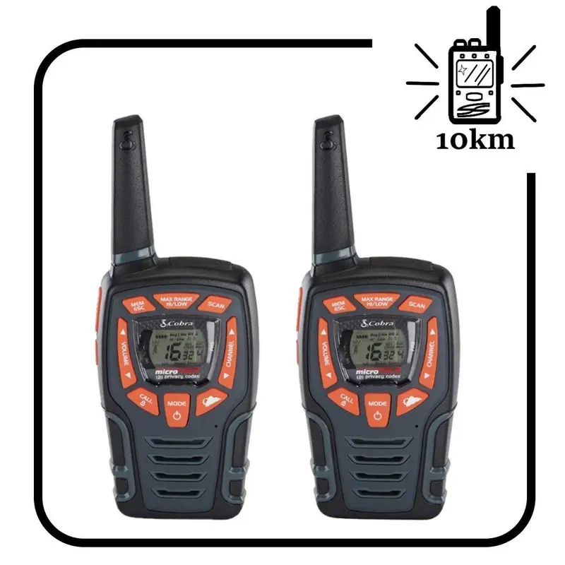 Cobra AM855 Rugged Two-Way Radios Two Pack