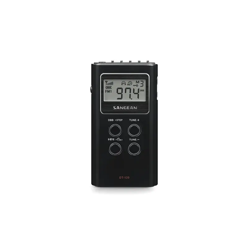 Sangean DT-120 AM / FM-Stereo Pocket Radio - Black