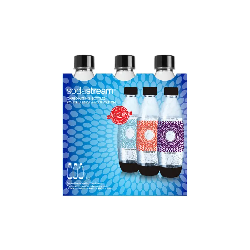 Sodastream Bottle Fuse 1L Tripple Pack