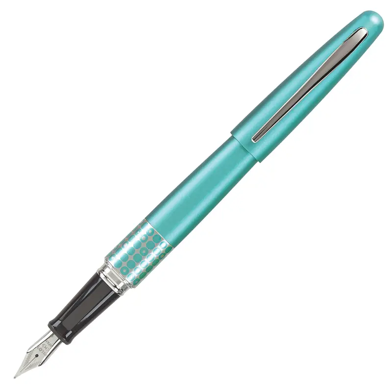 Pilot Metropolitan Retro Pop Fountain Pen Medium - Turquoise Dots