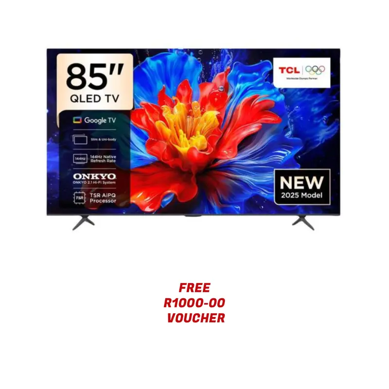 TCL 85P8K QLED TV - 85" + Free R1000 Gift Voucher