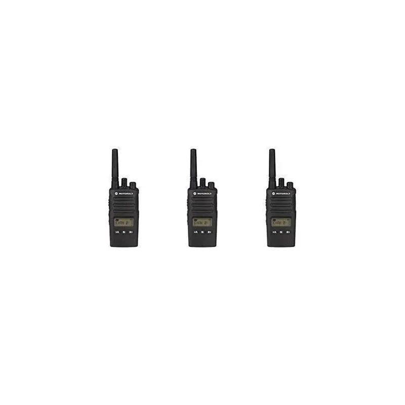 3 Pack of Motorola RMU2080d Business Two-Way Radio LED Display 2 Watts/8 Channels
