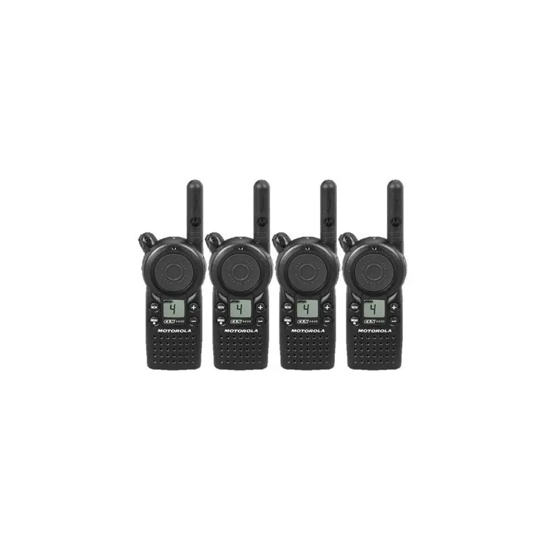 4 Pack of Motorola CLS1410 Two Way Radio Walkie Talkies (UHF)