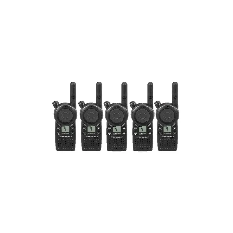 5 Pack of Motorola CLS1410 Two Way Radio Walkie Talkies (UHF)