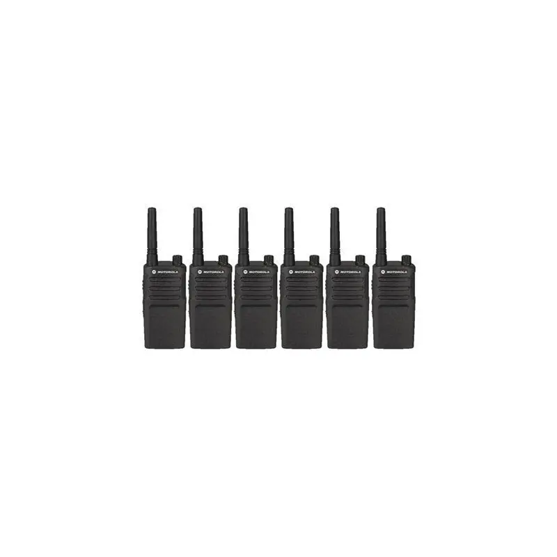 6 Pack of Motorola RMM2050 Two way Radio Walkie Talkies