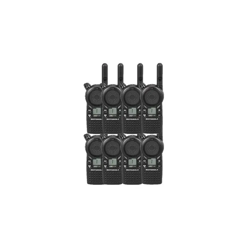 8 Pack of Motorola CLS1110 Two Way Radio Walkie Talkies (UHF)