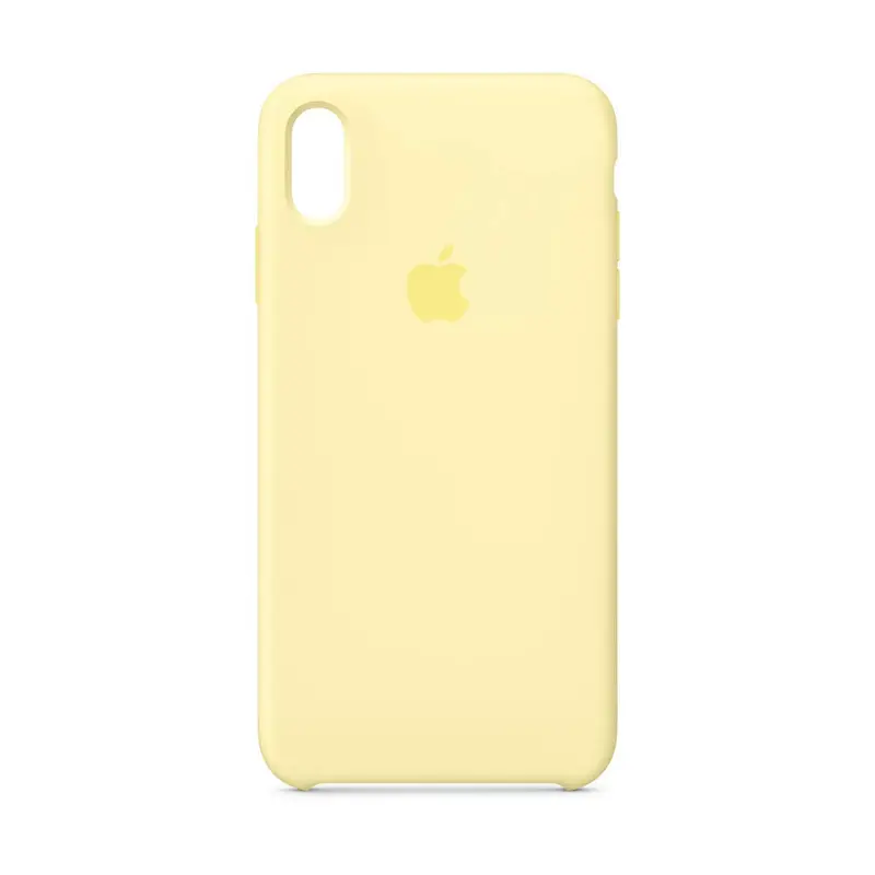 Apple iPhone Xs Max Silicone Case - Mellow Yellow