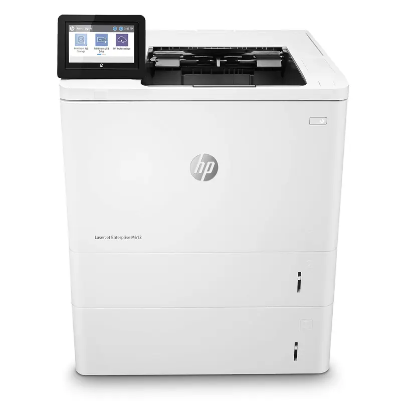 HP LaserJet Enterprise M612dn Monochrome Printer with built-in Ethernet & 2-sided printing (7PS86A)