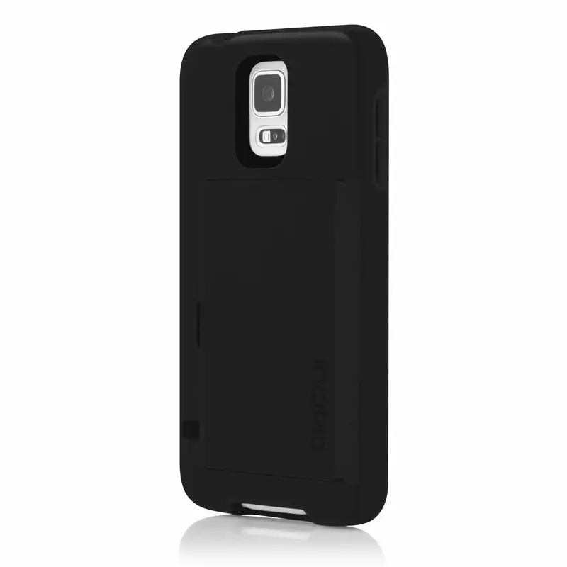 Incipio Stowaway Credit Card Case for Samsung Galaxy S5 Black