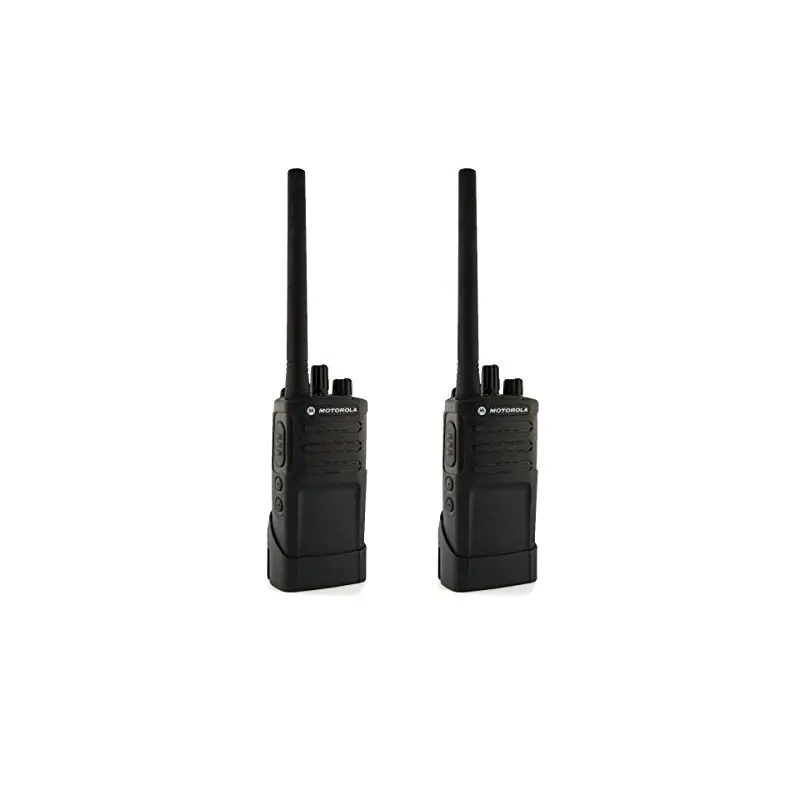 Motorola RMV2080 On-Site 8 Channel VHF Rugged Two-Way Business Radio with NOAA (Black) (Two Count)