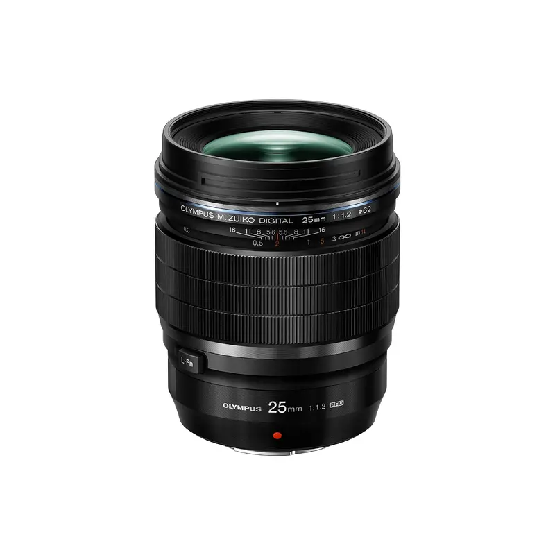 Olympus M. Zuiko Digital ED 25 mm 1:1.2 Pro Lens, Suitable for All MFT Cameras (Olympus OM-D & Pen Models, Panasonic G-Series), Black