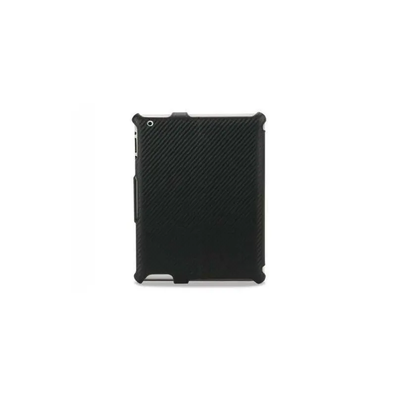 Scosche foldIO P2 Black Carbon Fiber Texture Folio Case for iPad 2 (IPD2CFBK)