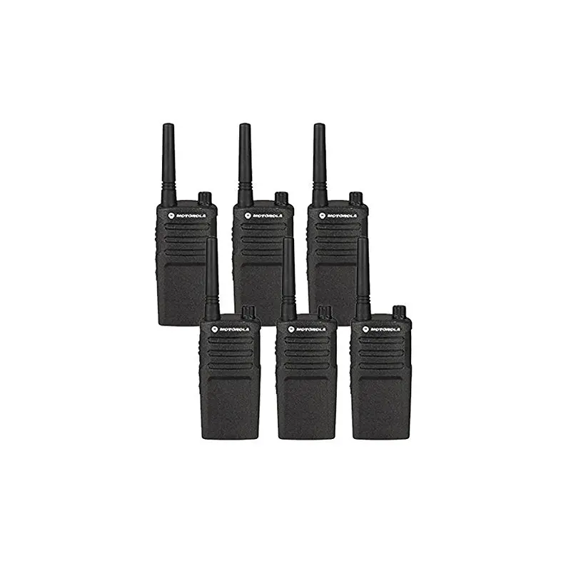 6 Pack of Motorola RMU2040 Two way Radio Walkie Talkies