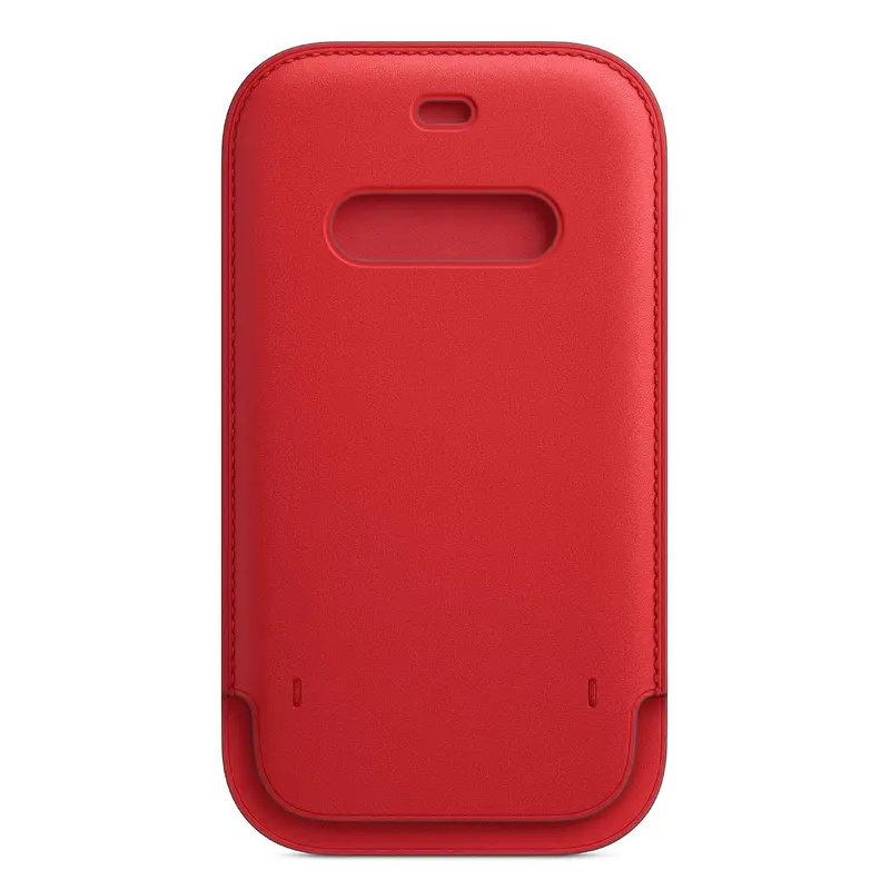Apple iPhone 12 and 12 Pro Leather Sleeve with MagSafe - (Product) RED