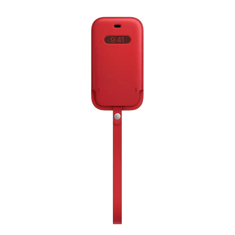 Apple iPhone 12 Mini Leather Sleeve with MagSafe - (Product) RED