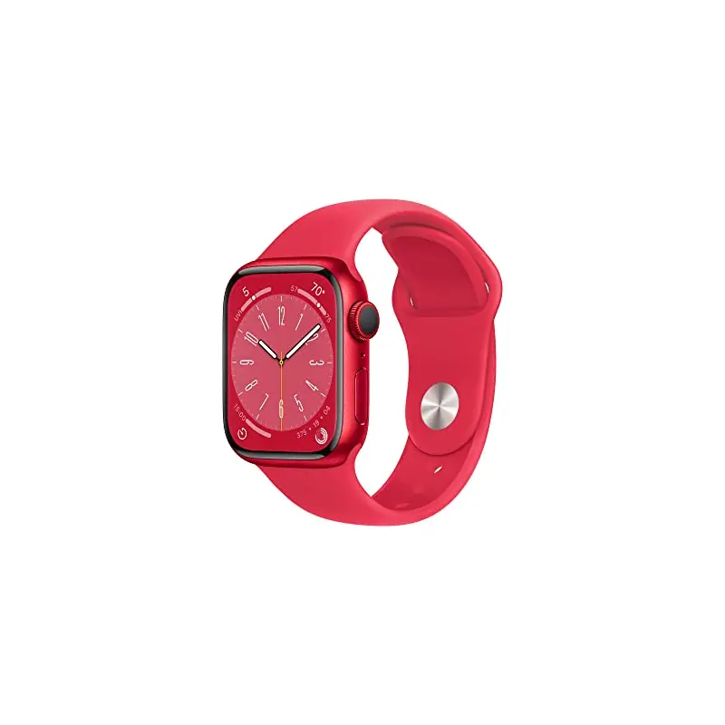 Apple Watch Series 8 [GPS + Cellular 41mm] Smart watch w/(PRODUCT)RED Aluminum Case w/ (PRODUCT)RED Sport Band - M/L