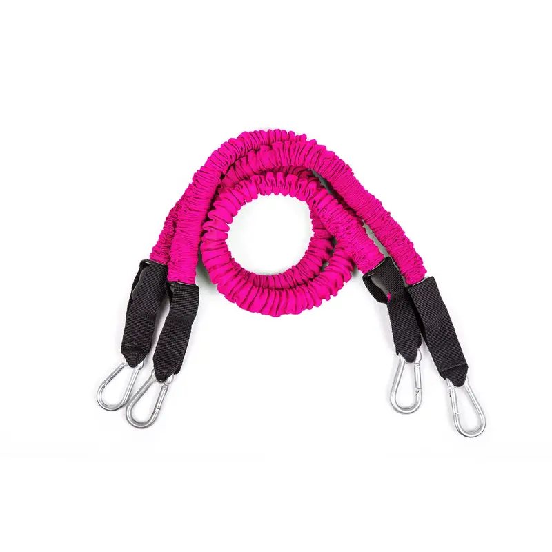 BodyBoss Resistance Bands - Custom Resistance Bands for Total Body Workouts (Pink)