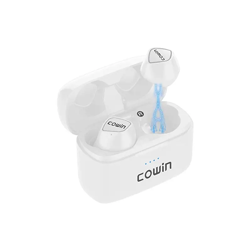 COWIN KY02 Wireless Earbuds Bluetooth Headphones with Microphone - White