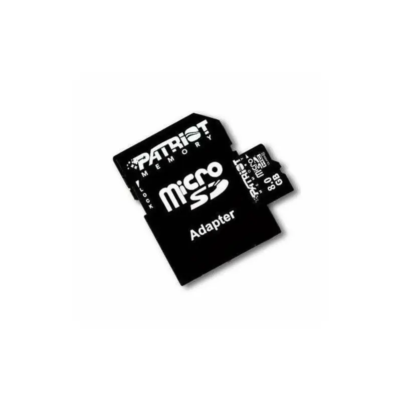 Patriot 8 GB Class 10 MicroSDHC Flash Memory Card PSF8GMCSDHC10