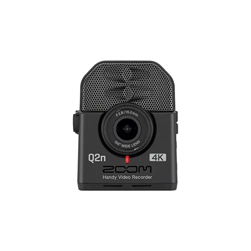 Zoom Q2n-4K Handy Video Recorder, 4K/30P Ultra High Definition Video, Compact Size, Stereo Microphones, Wide Angle Lens, for Recording Music, Video, YouTube Videos, Livestreaming