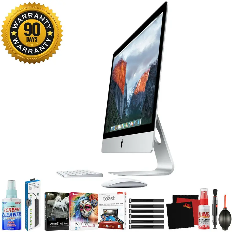 Apple 27" iMac with Retina 5K Display (Late 2015)-Home Productivity Bundle