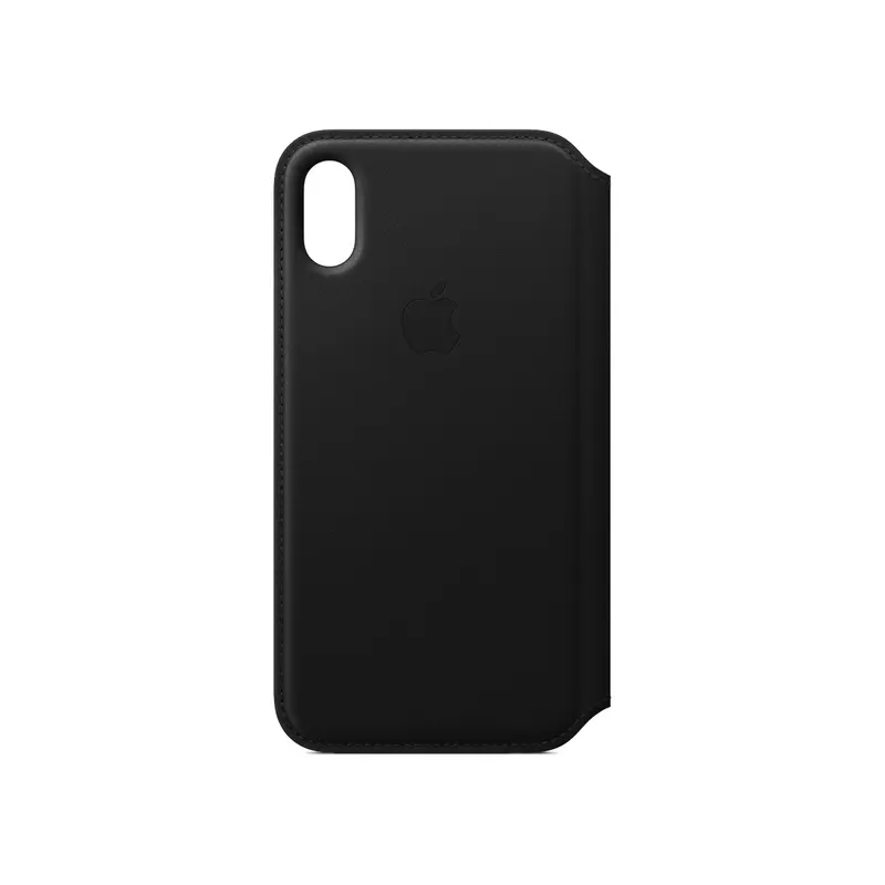 Apple iPhone X Leather Folio - Black