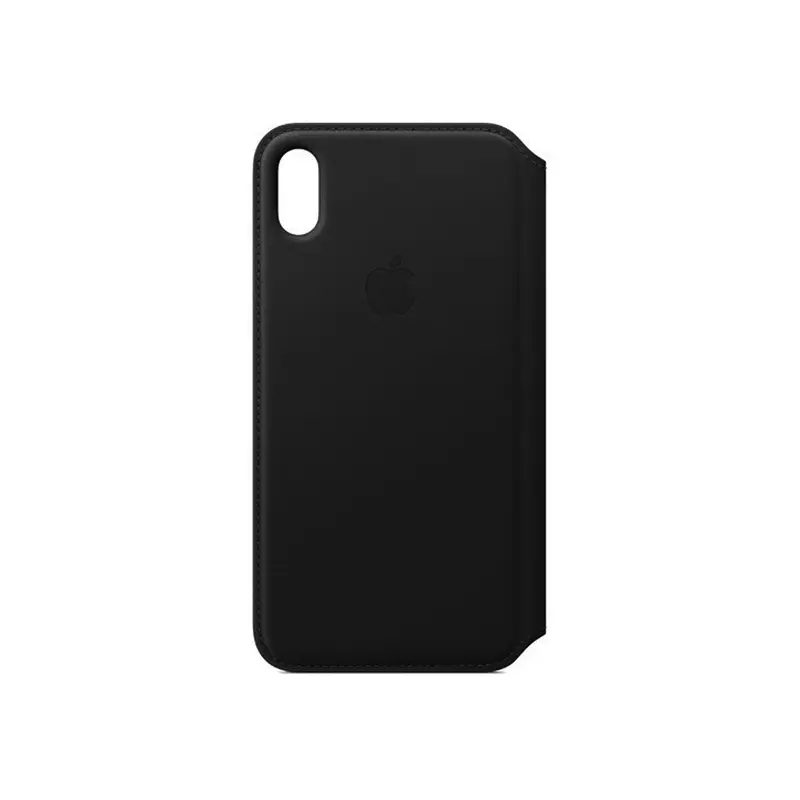 Apple iPhone XS Max Leather Folio Case - Black