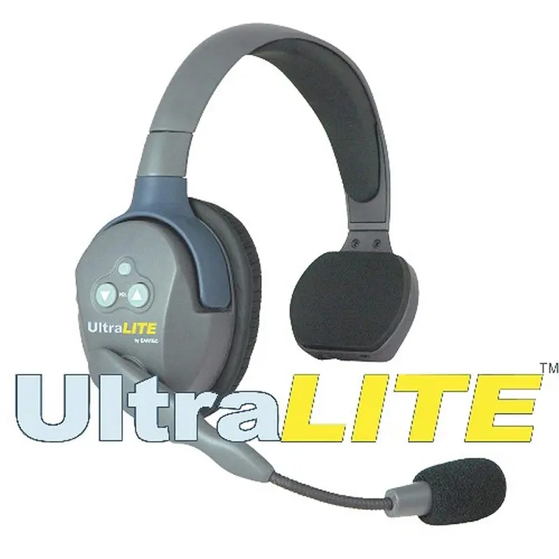 Eartec UL4S UltraLITE Full Duplex Wireless Headset Communication for 4 Users - 4 Single Ear Headsets