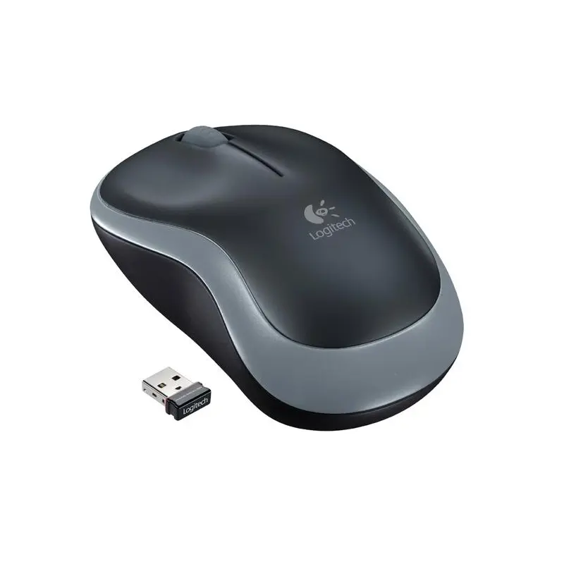 Logitech M185 Wireless Optical Mouse (Gray)