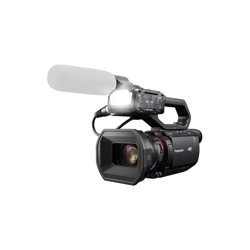 Panasonic X2000 4K Professional Camcorder with 24x Optical Zoom, WiFi HD Live Streaming, 3G SDI Output and VW-HU1 Detachable Handle
