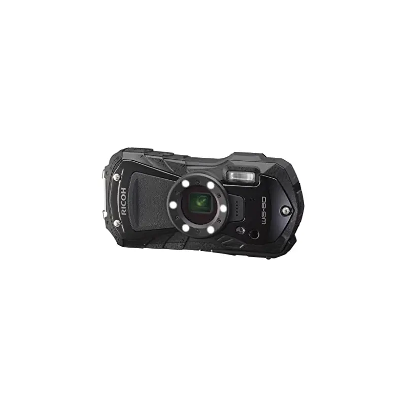 Ricoh WG-80 Black Waterproof Digital Camera Shockproof Freezeproof Crushproof 03123