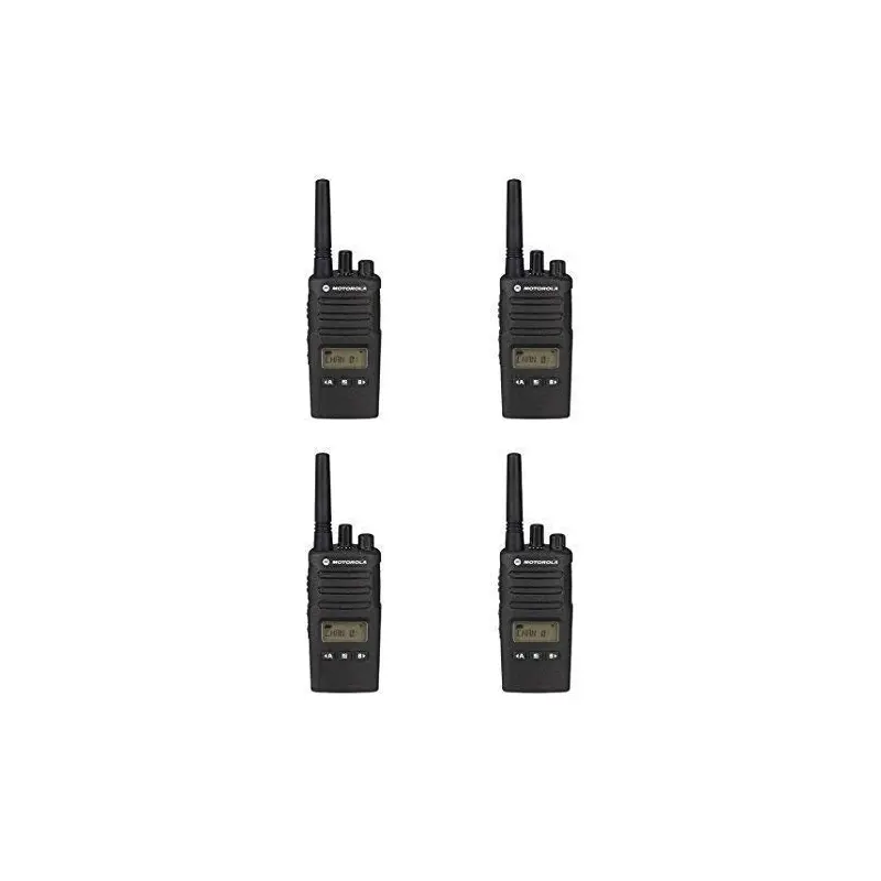 4 Pack of Motorola RMU2080d Business Two-Way Radio LED Display 2 Watts/8 Channels
