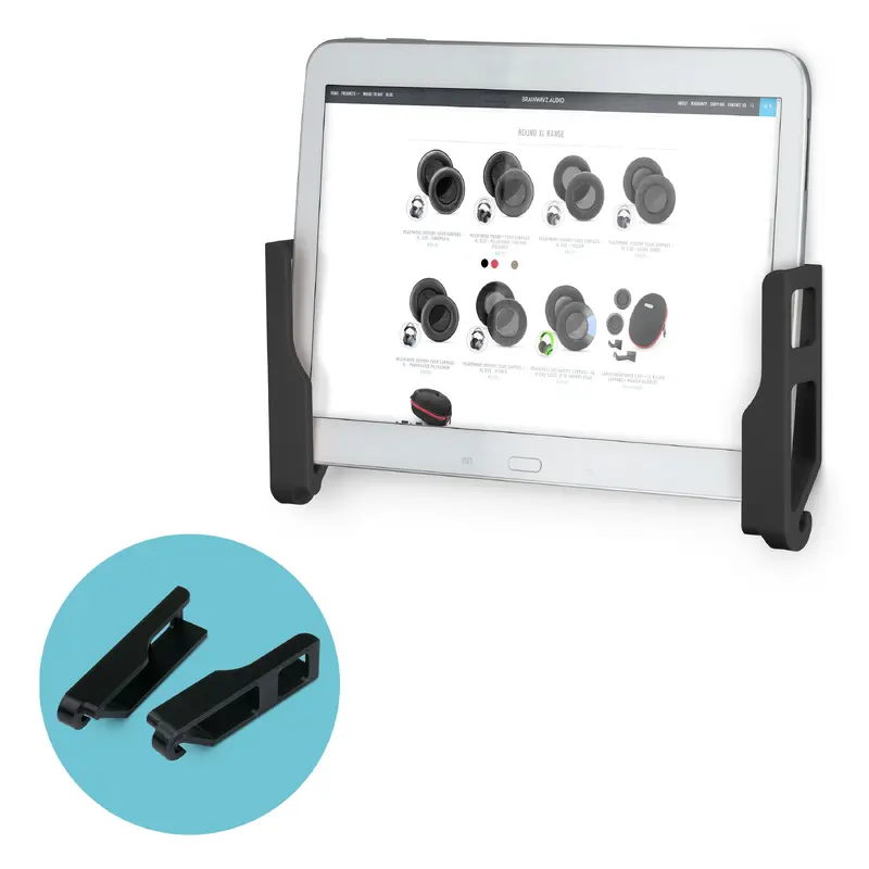 Adhesive Universal Tablet & Phone Wall Mount - Suitable for iPhones, iPads and most Android Phones & Tablets