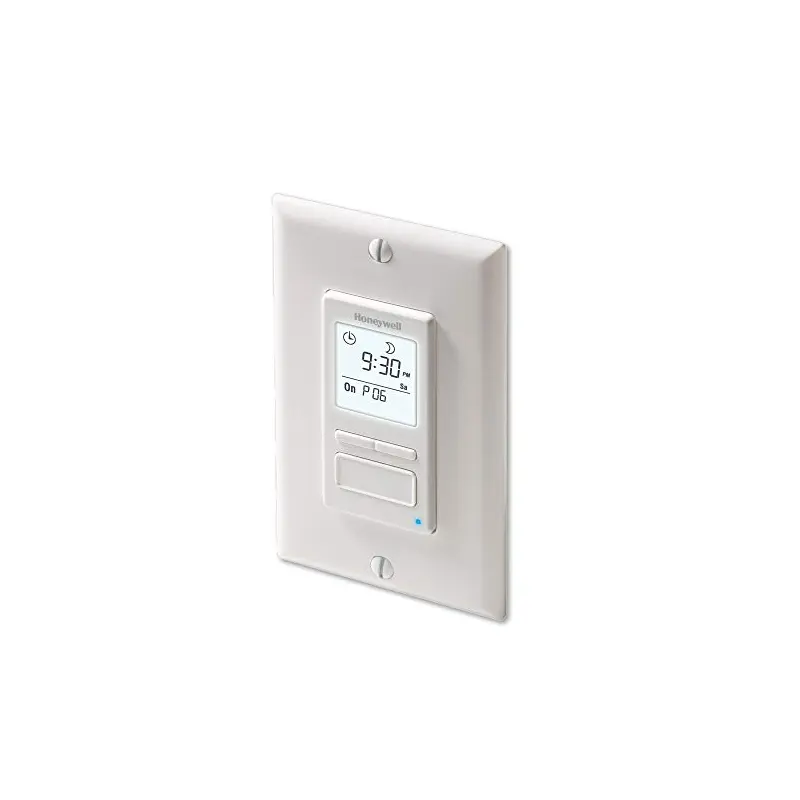 Honeywell Home RPLS740B1008 Econoswitch 7-Day Programmable Light Switch Timer, White