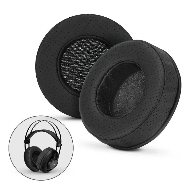 Headphone Memory Foam Earpads - Round - Perforated