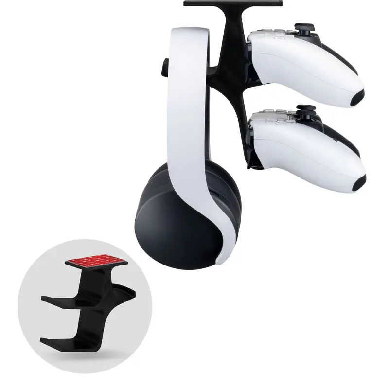 The Treo - Under Desk Dual Controller & Headphone Hanger