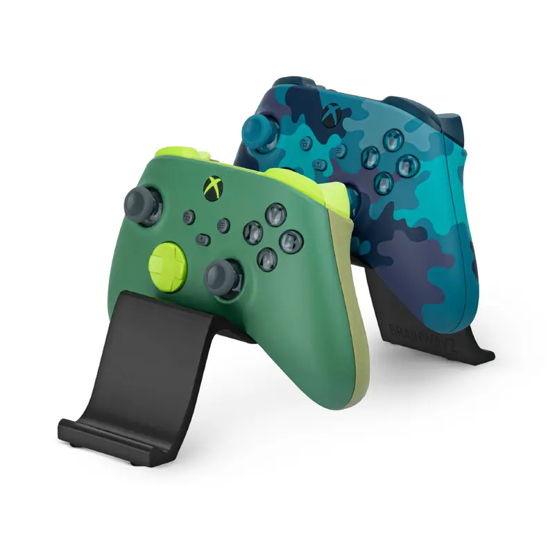 Desktop Dual Game Controller Stand Holder  Stylish, Minimal Wave Design, Suitable for PS5, Xbox, Switch, PC & Retro Gamepads