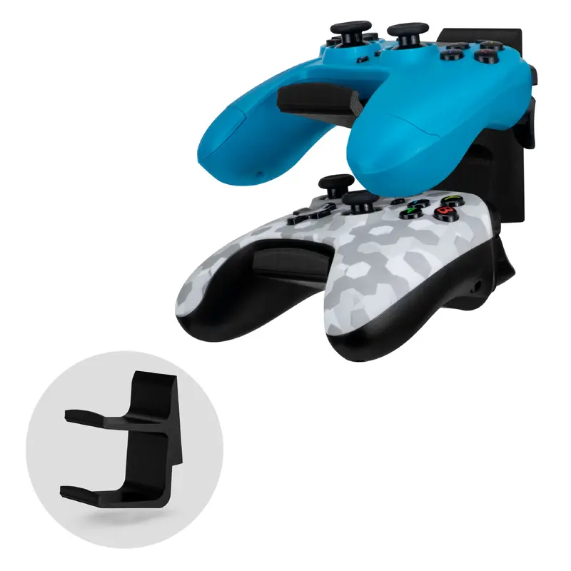 The Stack - Dual Universal Game Controller Wall Mount - Suitable for Xbox, PS5/PS4 & More