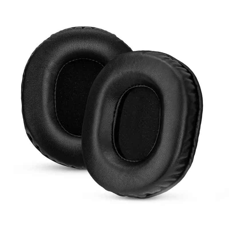 Replacement Sheepskin Earpads for Audio Technica ATH-M50X, M50xBT, M50RD, M40X, M30X, M20X Headsets. Soft Real Leather and Memory Foam