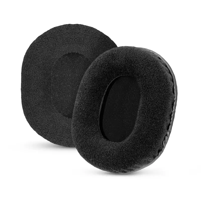 Replacement Velour Earpads for Audio Technica ATH-M50X, M50xBT, M50RD, M40X, M30X, M20X Headsets. Soft Velour & Memory Foam for Extra Comfort